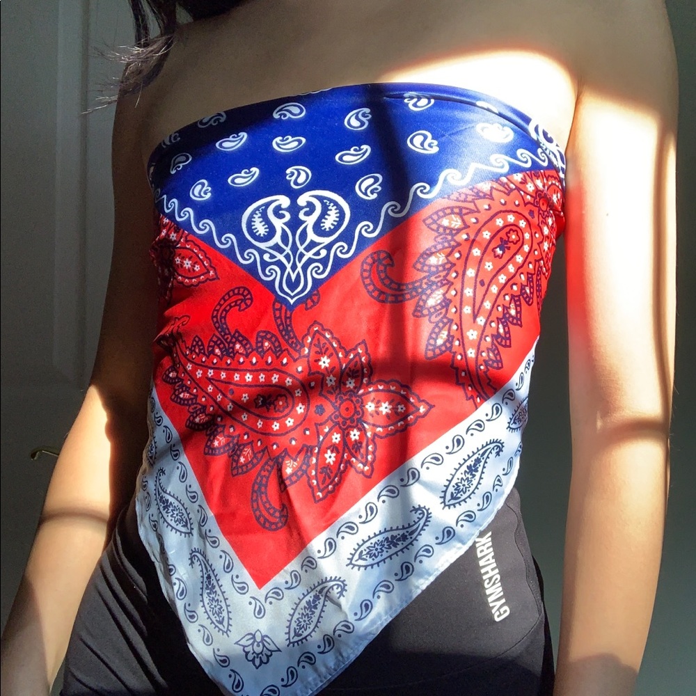 ASOS bandana top / scarf